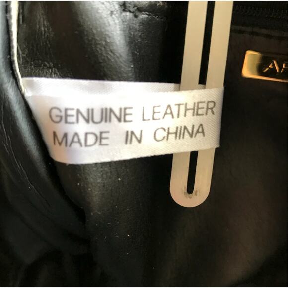 ARCHITECT FOR AMC Leather Mini Crossbody Bag Black Zip Around City Chic Travel - Picture 11 of 11